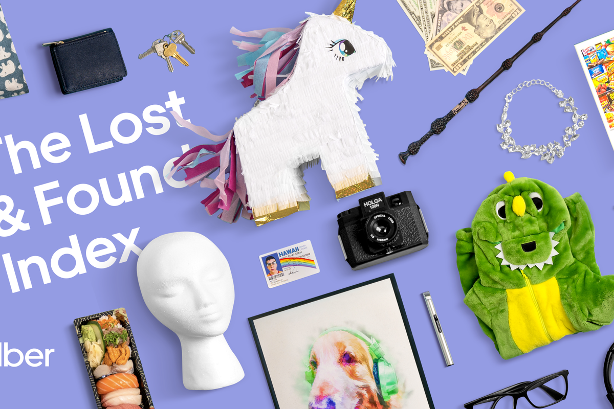 Uber's 2023 Lost and Found List Rare Foods, Slush Machine,... injuredly(01)
